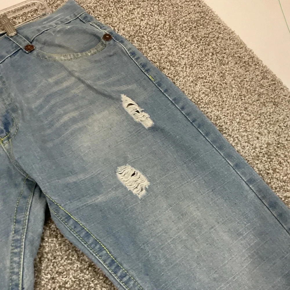 True Religion World Tour Rocco Straight 38x31 Measured Med‎ Wash Relaxed